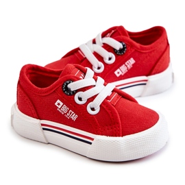Kinder Low Sneakers Big Star JJ374162 Rot 10