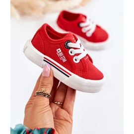 Kinder Low Sneakers Big Star JJ374162 Rot 4