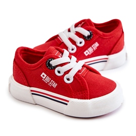 Kinder Low Sneakers Big Star JJ374162 Rot 7