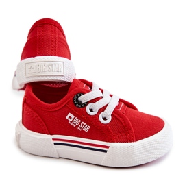 Kinder Low Sneakers Big Star JJ374162 Rot 8