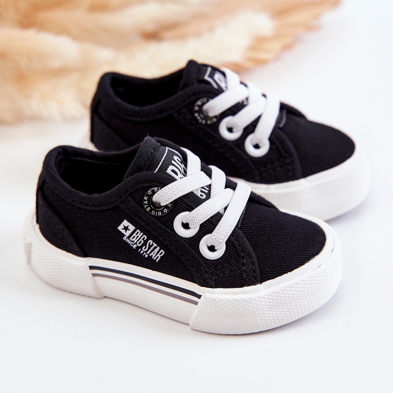 Schwarze Kinder-Sneaker Big Star JJ374164 1