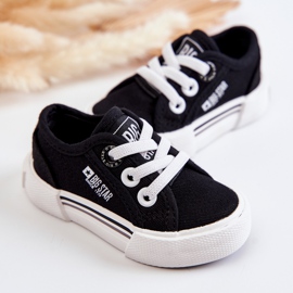 Schwarze Kinder-Sneaker Big Star JJ374164 2