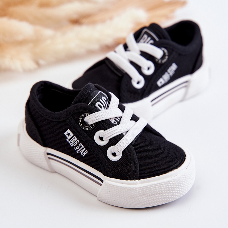 Schwarze Kinder-Sneaker Big Star JJ374164 2