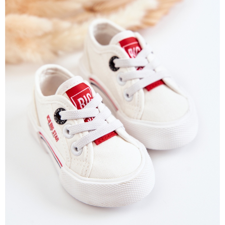 Kinder Low Sneakers Big Star JJ374160 Weiß 2