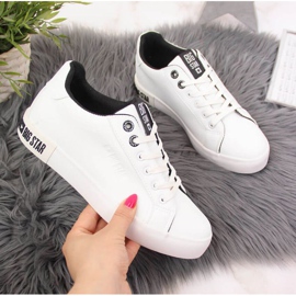 Low-Top-Sneaker mit Kunstleder Big Star W II274031 weiß 1