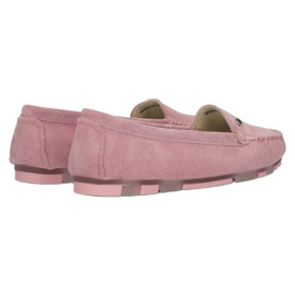 Lederhalbschuhe Filippo DP2037 / 22 PI Pink rosa 3