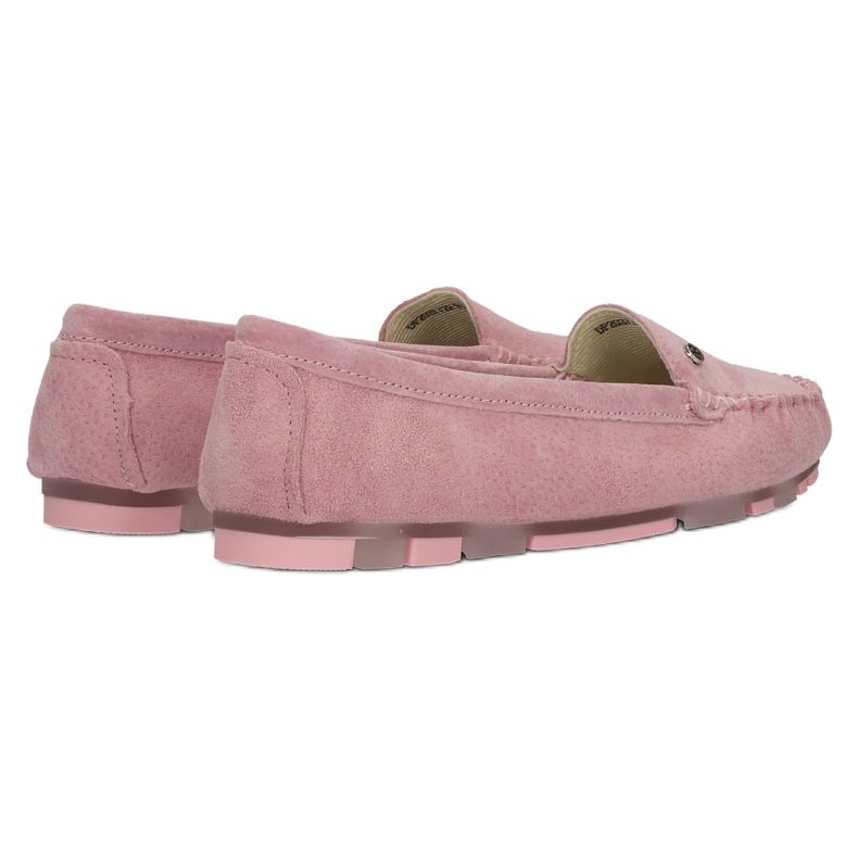 Lederhalbschuhe Filippo DP2037 / 22 PI Pink rosa 3