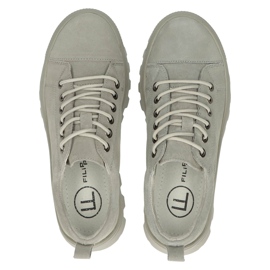 Wildleder Sneakers Filippo DP3522 / 22 GR Grau 4