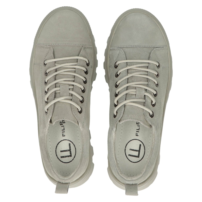 Wildleder Sneakers Filippo DP3522 / 22 GR Grau 4