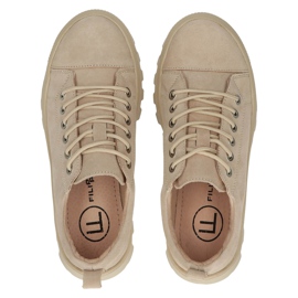 Wildleder Sneakers Filippo DP3522 / 22 BE Beige 4