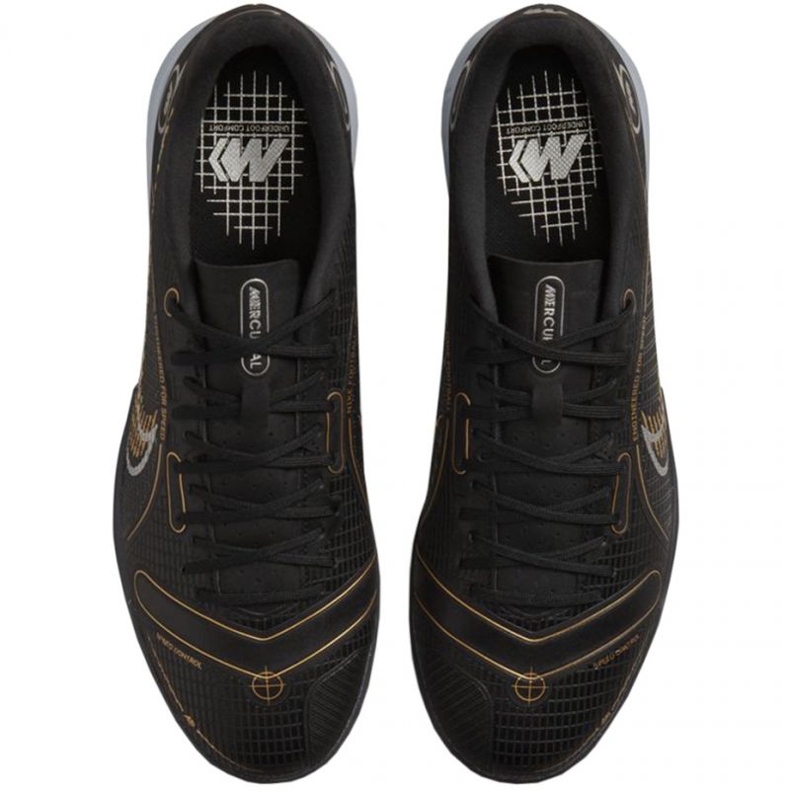 Nike Mercurial Vapor 14 Academy Ic M DJ2876 007 Fußballschuhe schwarz schwarz 1