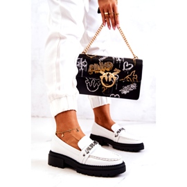 La.Fi Frauenschuhe Öko-Objektiv weißer Ledereinsatz 1