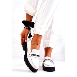 La.Fi Frauenschuhe Öko-Objektiv weißer Ledereinsatz 2