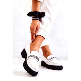 La.Fi Frauenschuhe Öko-Objektiv weißer Ledereinsatz 3