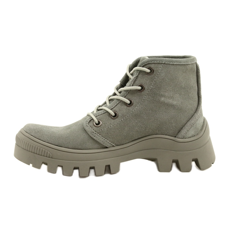 Hohe Lederturnschuhe Filippo DPT3523 / 22 GR Grau 1