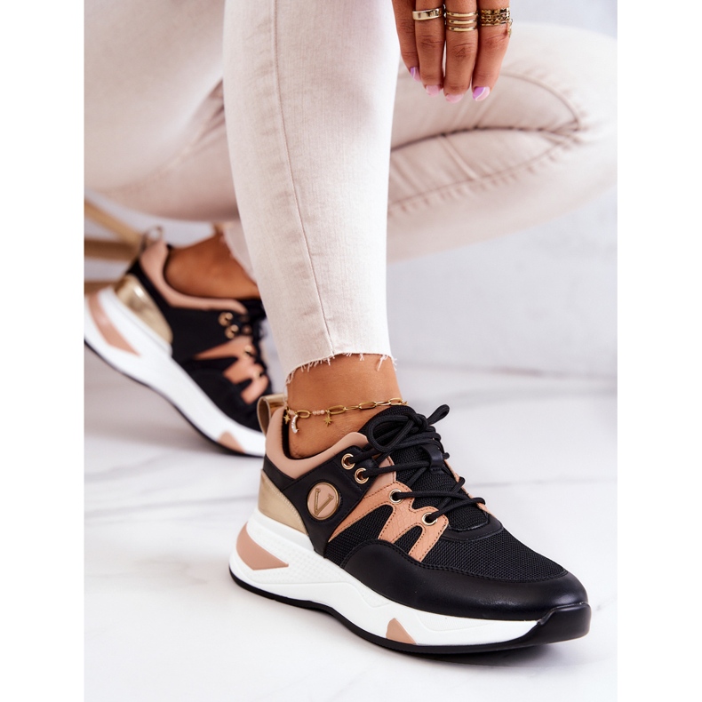 Vinceza Sportschuhe Sneakers Schwarz Imperio 2