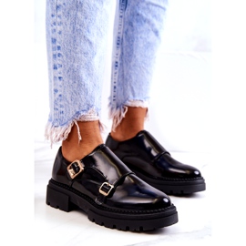 PL5 Lederschuhe mit Schnalle La.Fi Black Leonie schwarz 1