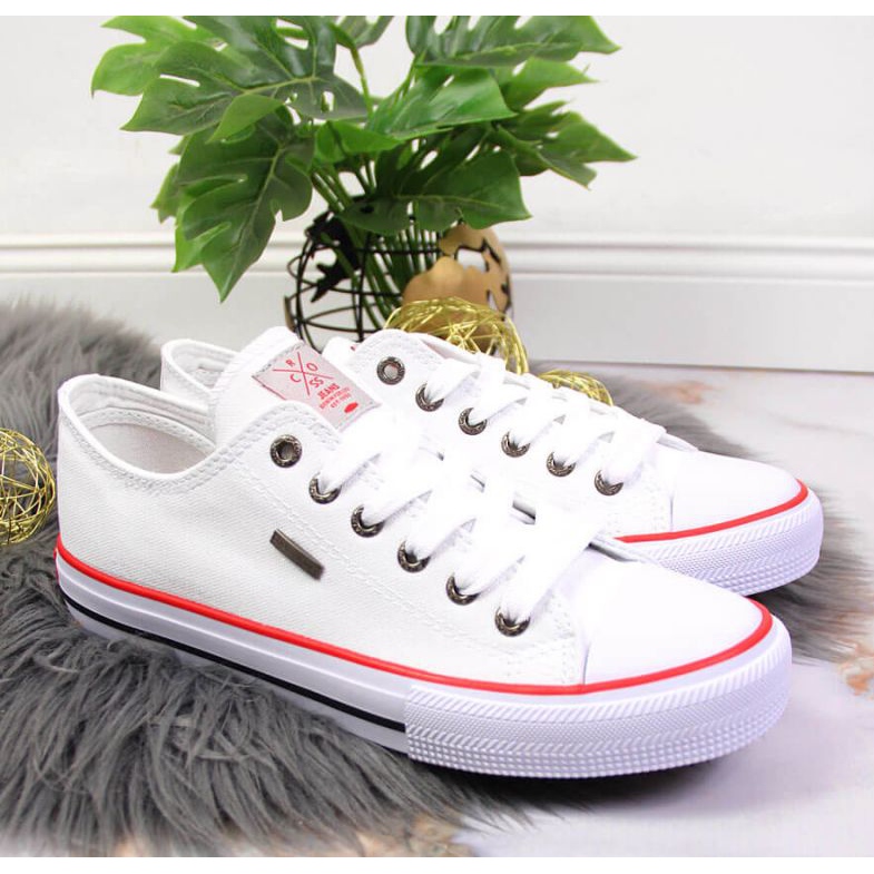 Textile Cross Jeans W JJ2R4009C weiße Turnschuhe 2