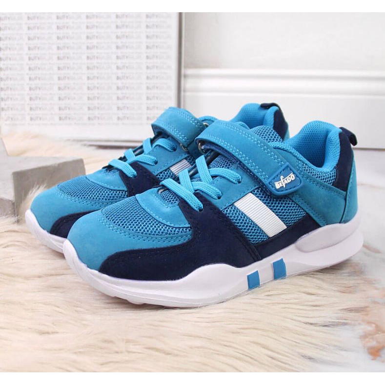 Befado Jr BEF25D Sportschuhe mit Klettverschluss blau 2
