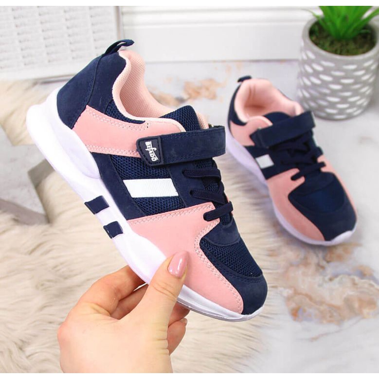 Befado Jr BEF25E marineblaue Sportschuhe mit Klettverschluss navy blau 1