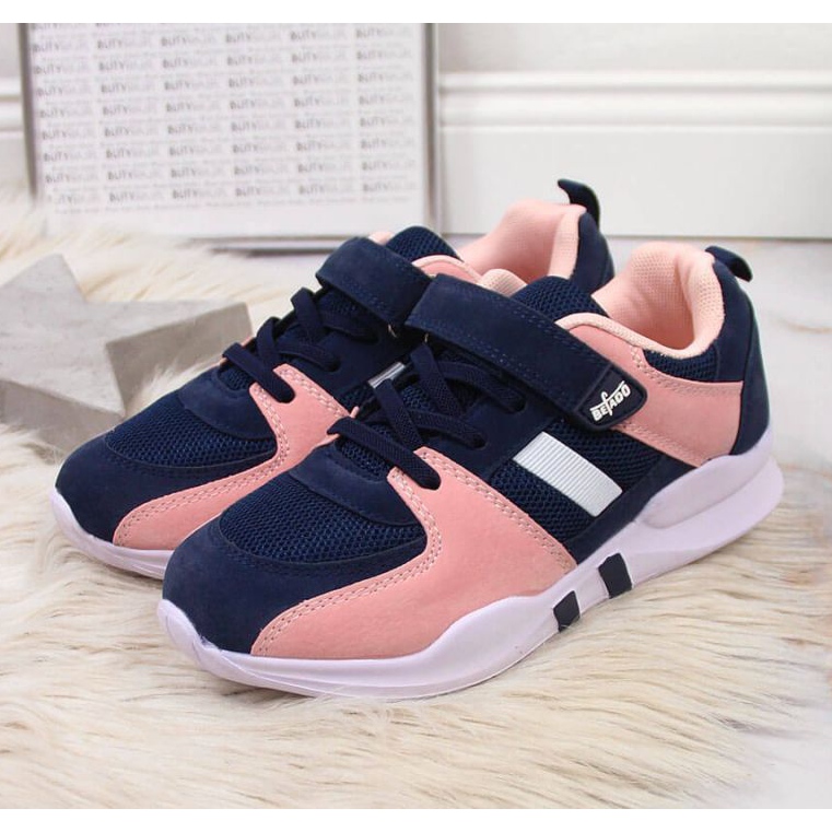 Befado Jr BEF25E marineblaue Sportschuhe mit Klettverschluss navy blau 2