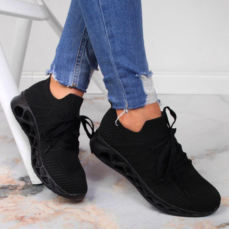 Schwarze McKeylor W JAN84A Sportschuhe 2