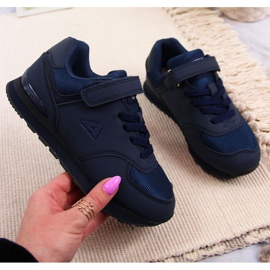 Schuhe mit Klettverschluss American Club Jr. AM788B marineblau 1