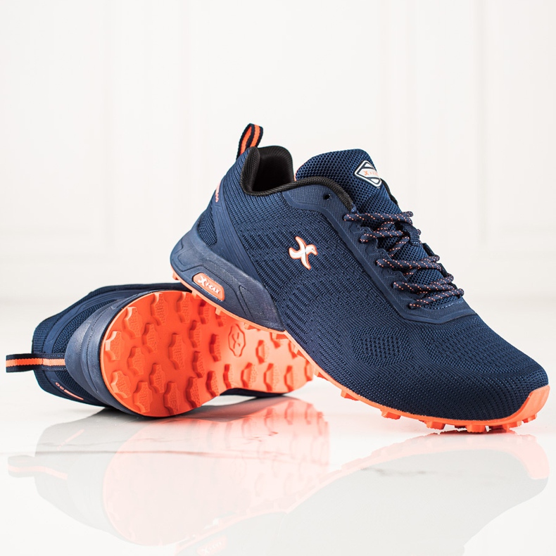 I-CAX Bequeme Trekkingschuhe marineblau 2