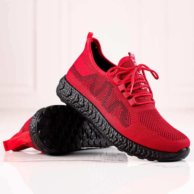 TRENDI Leichte Sportschuhe rot 1
