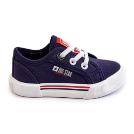 Niedrige Turnschuhe für Kinder Big Star JJ374168 Marineblau 2