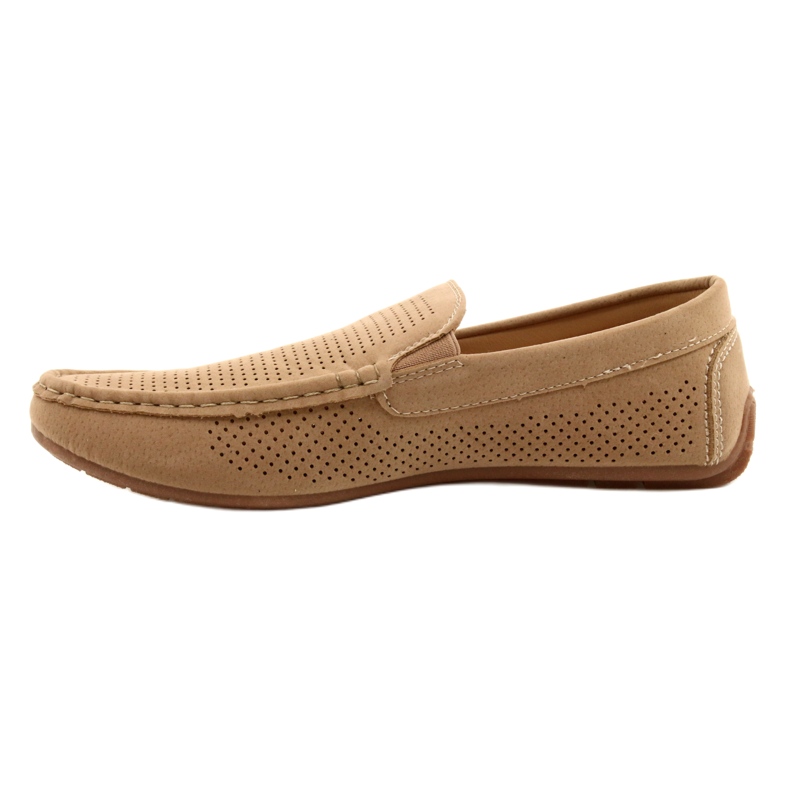 NEWS Beige Mokassin-Schuhe für Herren 22MN26-4873 1