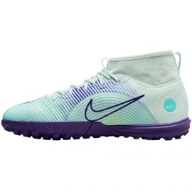 Nike Mercurial Superfly 8 Academy Mds Tf Jr DN3776 375 Fußballschuhe mehrfarbig grün 1