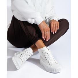 Seastar Hohe lässige Turnschuhe weiß 1