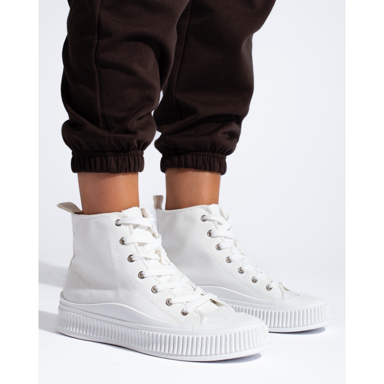 Seastar Hohe lässige Turnschuhe weiß 2