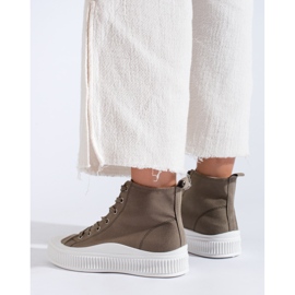 Seastar Hohe lässige Turnschuhe grün 2