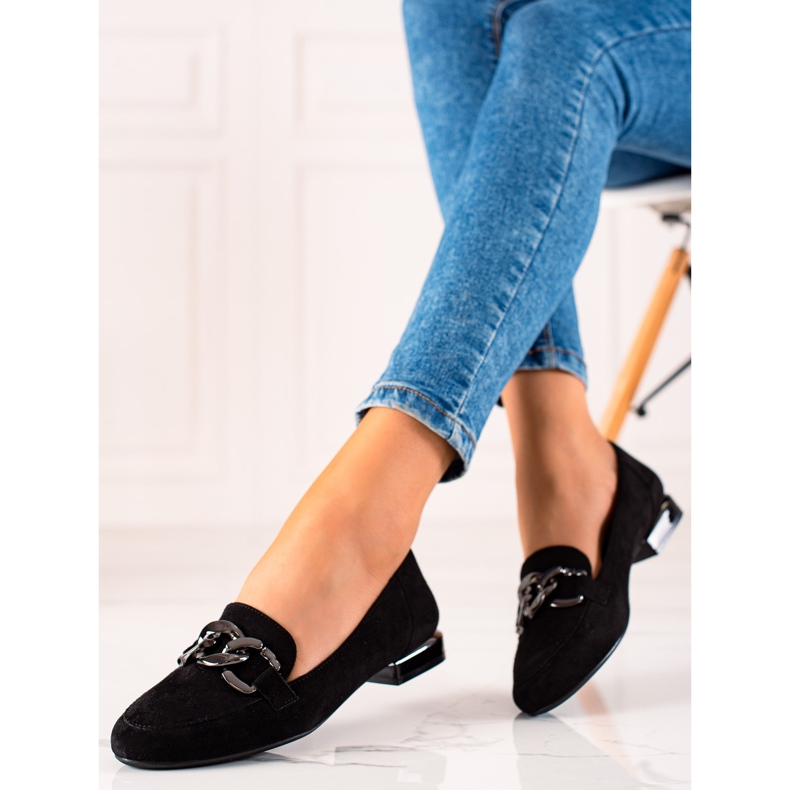 Stylische Loafer von Sergio Leone schwarz 1