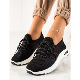 TRENDI Sportschuhe zum Hineinschlüpfen schwarz 2