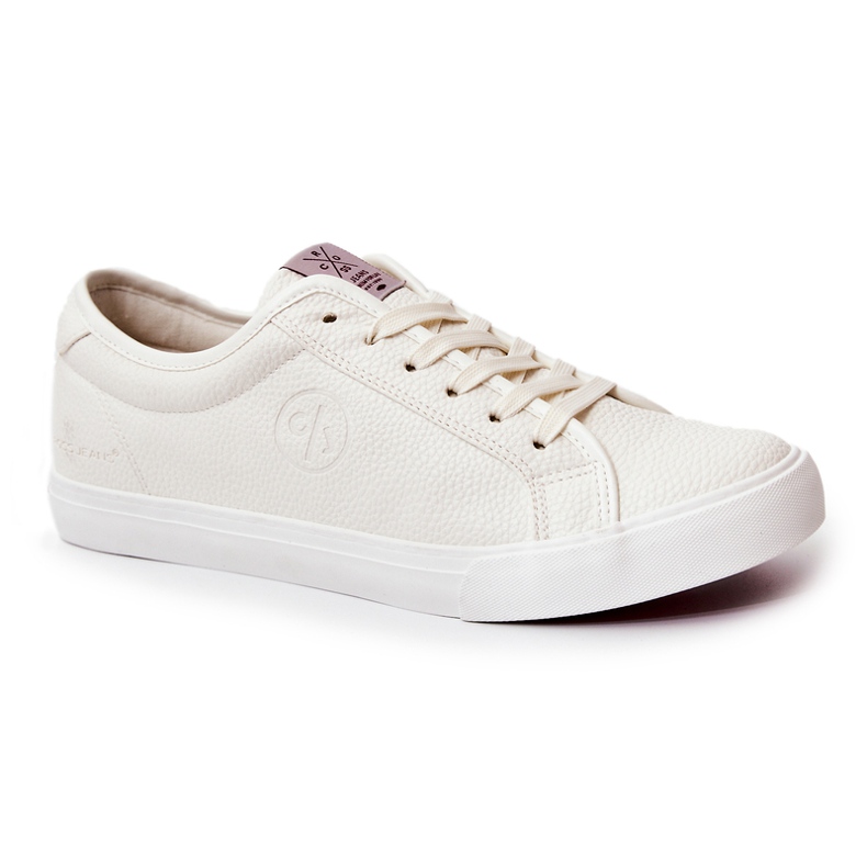 Herren Leder Sneakers Cross Jeans JJ1R4023C Weiß 1