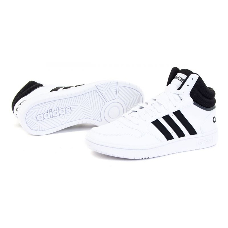 Adidas Hoops 3.0 Mid M GW3019 Schuhe weiß 1