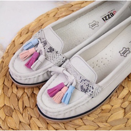 Evento Graue Mokassins mit Fransen Jezzi W JEZ328B 2