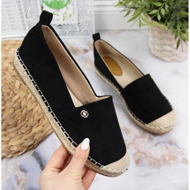 Espadrilles zum Hineinschlüpfen eVento W EVE345A schwarz 1