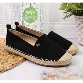 Espadrilles zum Hineinschlüpfen eVento W EVE345A schwarz 2