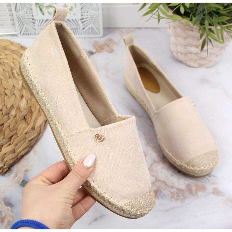 Espadrilles zum Hineinschlüpfen eVento W EVE345B beige 1