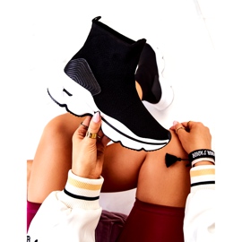 PS1 Schwarze Bailee High Sock Sportschuhe 1