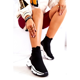 PS1 Schwarze Bailee High Sock Sportschuhe 2