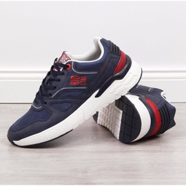 Lässige Sportschuhe Big Star M JJ174277 marineblau 2