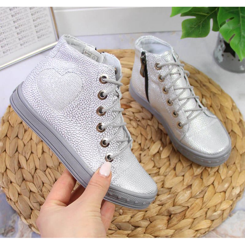 Hohe Sneaker Kornecki 6813 Jr KOR6813 silber 1