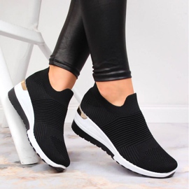 Turnschuhe Socken schlüpfen McKeylor W JAN95B schwarz 2