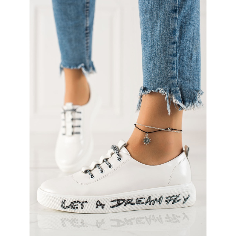 Goodin Turnschuhe mit Öko-Ledermode weiß 1