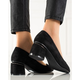 Seastar Wildleder Pumps schwarz 1